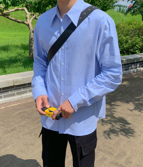 [주문폭주]미니멀 옥스퍼드 셔츠(2color)